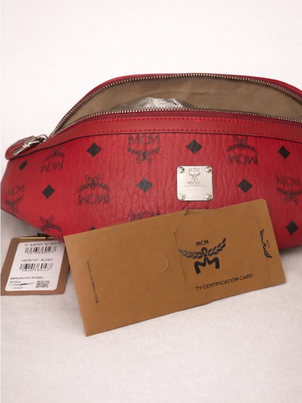 MCM Scarlet Belt Bag
